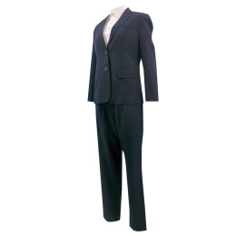 Custom-made professional formal suits, design half-clover leaf placket suit collar, single-breasted, Yangming Villa Property Management Industry BWS265 Custom-made professional formal suits, design half-clover leaf placket suit collar, single-breasted, Yangming Villa Property Management Industry BWS265